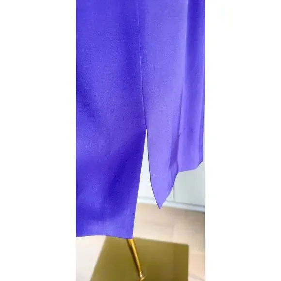 Vintage 90s Hugo Buscati Collection Silk Shift Dress Size 4 Mini Party NWT - Picture 6 of 8